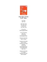 Thumbnail for Green Eggs and Ham By Dr. Seuss