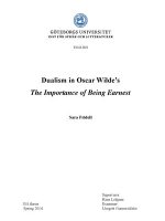 Thumbnail for Dualism in Oscar Wilde’s The Importance of Being Earnest