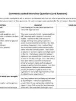 Thumbnail for Job Interview Questions And Answers Sample