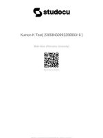 Thumbnail for Kumon Level K Test