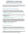 Thumbnail for LETRS Unit 1-4 Post Test