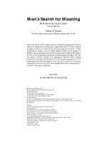 Thumbnail for Mans Search For Meaning by Viktor Frankl