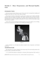 Thumbnail for Module 5 – Heat, Temperature, and Thermal Equilibrium