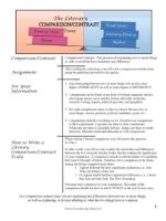 Thumbnail for Middle School Compare Contrast Literary Essay Sample