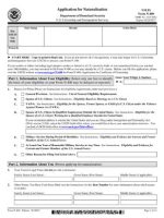 Thumbnail for Form N-400, Application for Naturalization