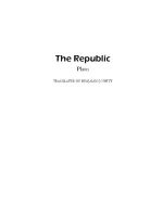 Thumbnail for The Republic Plato TRANSLATED BY BENJAMIN JOWETT