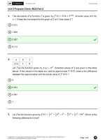 Thumbnail for Unit 2 Progress Check MCQs Part A - AP Calculus Answers