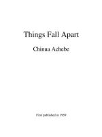 Thumbnail for Things Fall Apart - Chinua Achebe