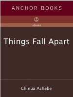 Thumbnail for Things Fall Apart (Ancher Book)
