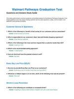 Thumbnail for Walmart Pathways Graduation Answers